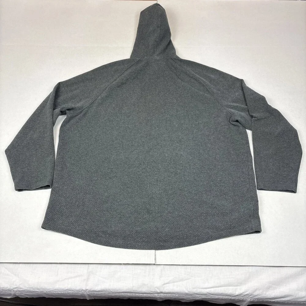 Russell Men’s 2XL Gray Textured Pullover Hoodie IntelliFresh - Picture 2 of 6